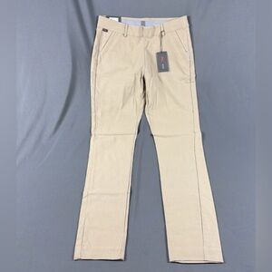 KJUS Womens Golf Pants Ikala Treggings Large Oxford Tan Viscose Polyamide